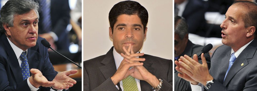 Câmara: Onyx e Caiado disputam liderança do DEM Câmara: Onyx e Caiado disputam liderança do DEM