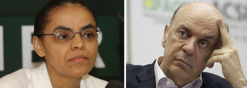 Marina Silva descarta Serra em seu novo partido Marina Silva descarta Serra em seu novo partido