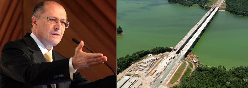 Maior obra de Alckmin terá atraso de dois anos Maior obra de Alckmin terá atraso de dois anos