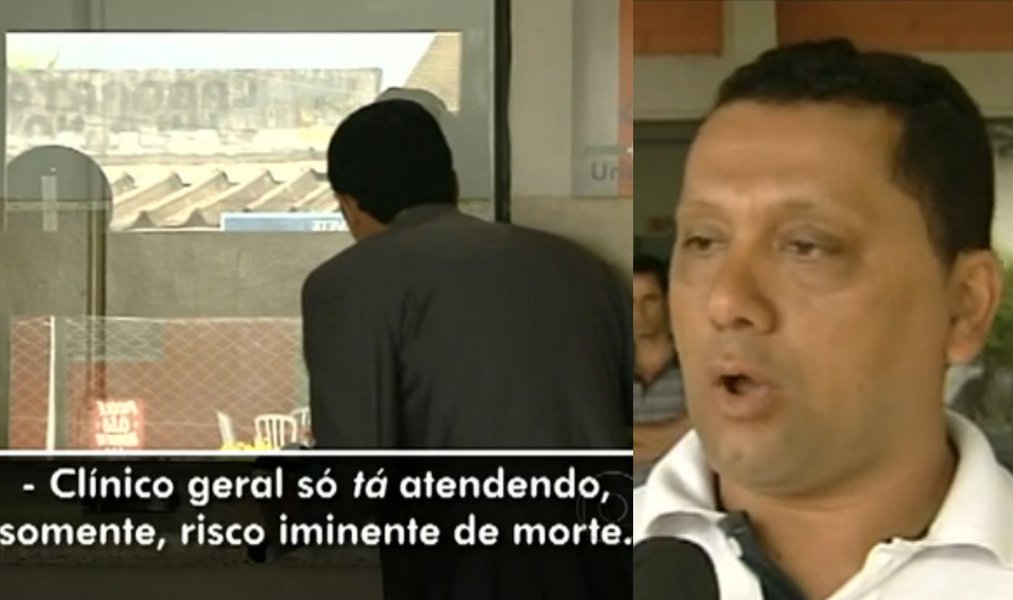 Falta de médicos causa morte e vai parar no DP Falta de médicos causa morte e vai parar no DP