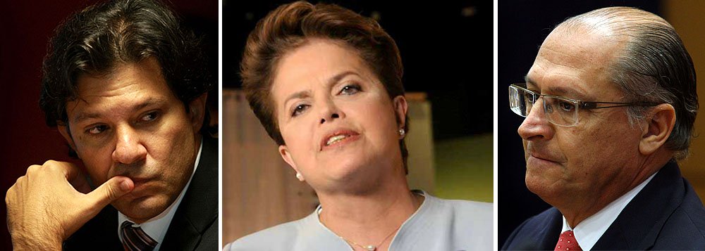 Haddad tromba com Dilma e Alckmin e perde apoio no PT Haddad tromba com Dilma e Alckmin e perde apoio no PT