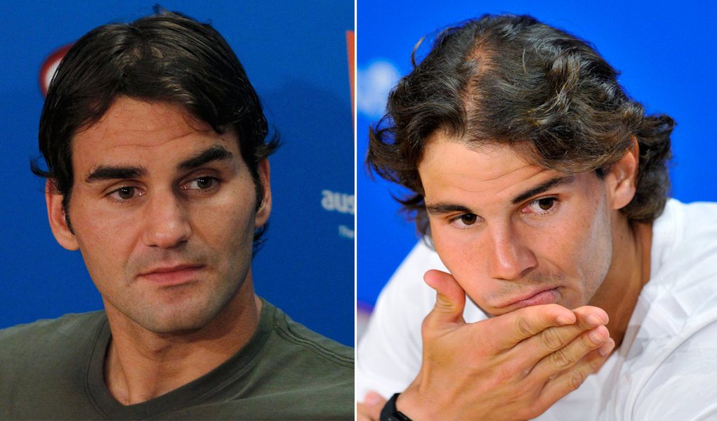 Após conflito, Federer e Nadal minimizam polêmica (Foto: REUTERS) Após conflito, Federer e Nadal minimizam polêmica