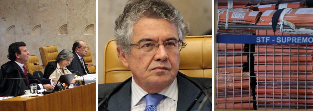 Mello ao 247: "Produção do STF foi pífia em 2012" Mello ao 247: "Produção do STF foi pífia em 2012"