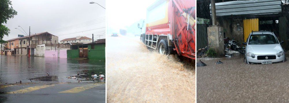 Chuvas trazem caos ao trânsito de BH Chuvas trazem caos ao trânsito de BH