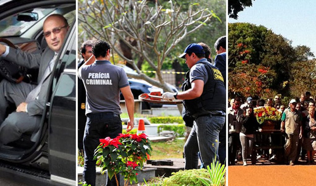 Dois suspeitos são presos pela morte do agente da PF (Foto: Montagem/247) Dois suspeitos são presos pela morte do agente da PF