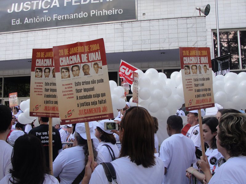 MPF pede agilidade no julgamento da chacina de Unaí MPF pede agilidade no julgamento da chacina de Unaí