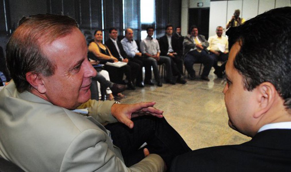 Paço reúne tropa e reforça “companheirismo” do PMDB (Foto: Humberto Silva) Paço reúne tropa e reforça “companheirismo” do PMDB