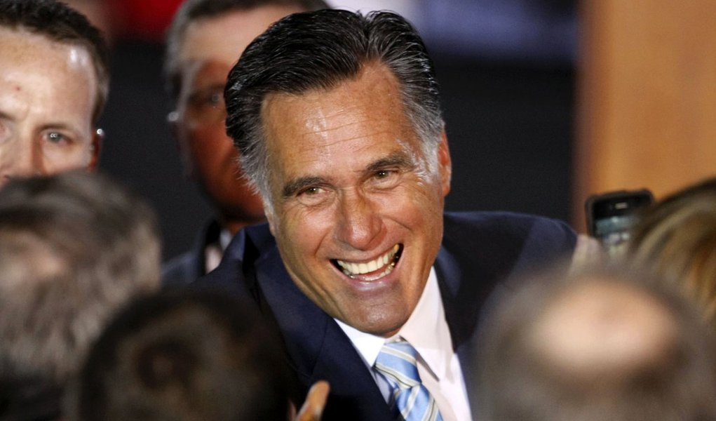 Romney vence mais cinco prévias nos EUA e lança campanha (Foto: Dominick Reuter/REUTERS ) Romney vence mais cinco prévias nos EUA e lança campanha