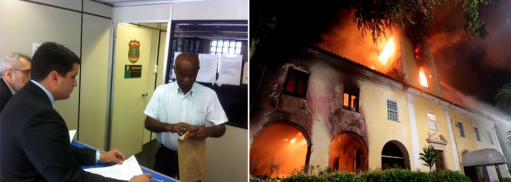 Vereador faz ofício ao MPF e a PF para investigação de incêndio Vereador faz ofício ao MPF e a PF para investigação de incêndio