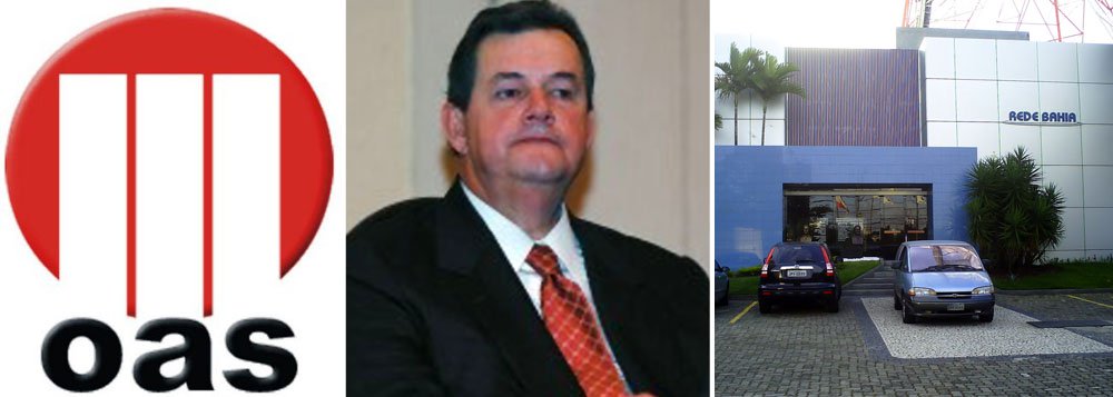 OAS vende ações da Rede Bahia a emissora de SP OAS vende ações da Rede Bahia a emissora de SP