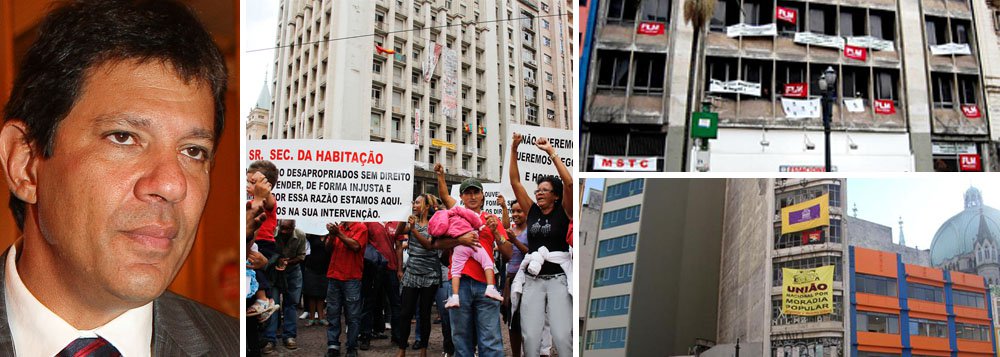 Haddad abre diálogo com invasores de edifícios Haddad abre diálogo com invasores de edifícios