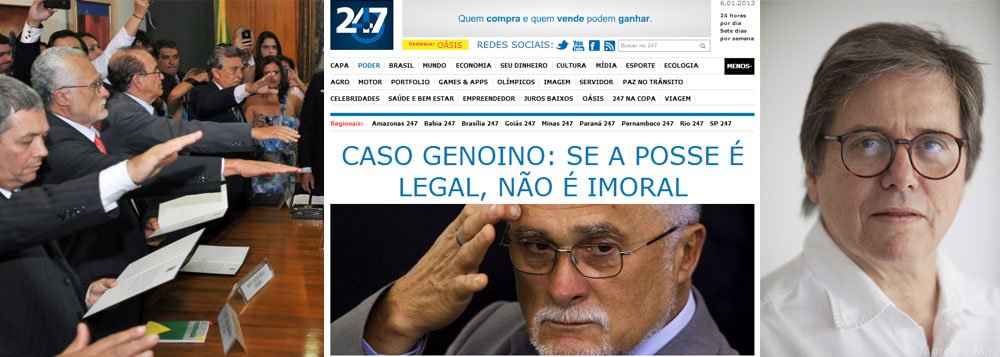 Legitimidade da posse de Genoíno esquenta debate Legitimidade da posse de Genoíno esquenta debate