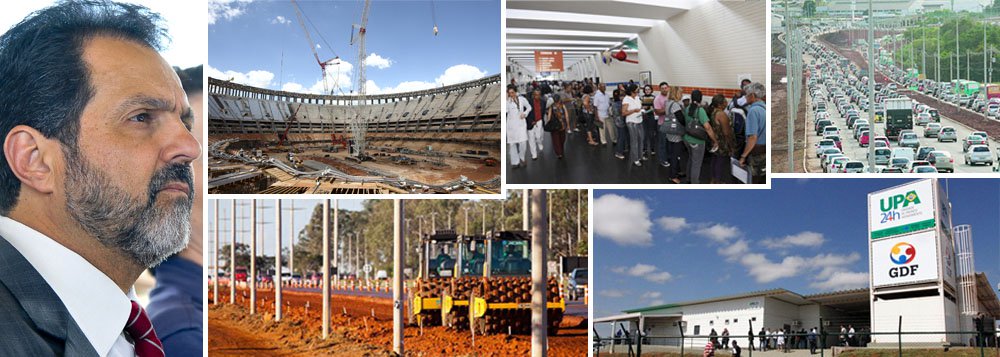 Com R$ 3,5 bi, Agnelo vira tocador de obras em 2013 Com R$ 3,5 bi, Agnelo vira tocador de obras em 2013