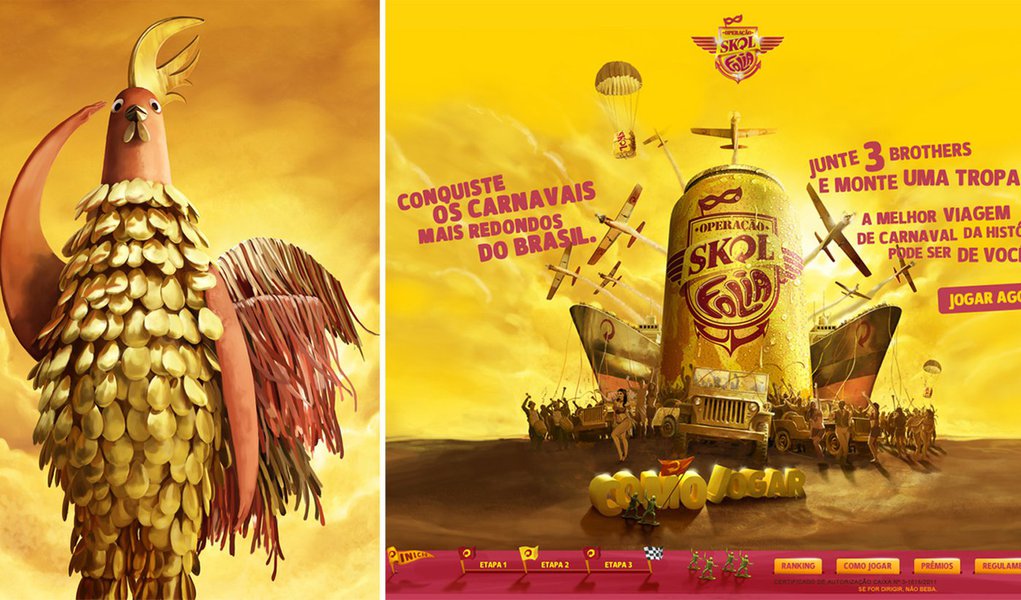 Promoção da Skol invade a web (Foto: Divulgação) Promoção da Skol invade a web