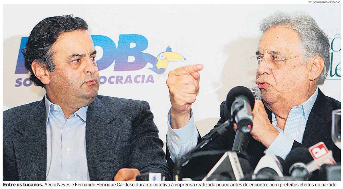 Agenda de Aécio candidato resgata planos de FHC Agenda de Aécio candidato resgata planos de FHC