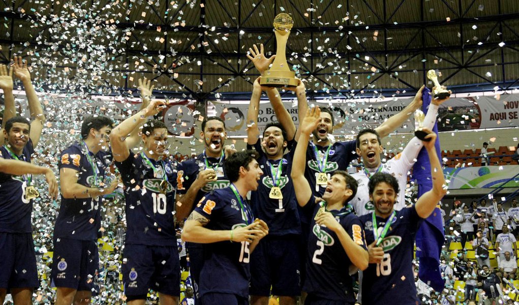 Cruzeiro vence a Superliga masculina de vôlei (Foto: Alexandre Arruda/CBV) Cruzeiro vence a Superliga masculina de vôlei