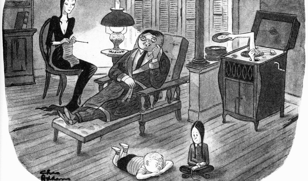O centenário de Charles Addams (Foto: Divulgação) O centenário de Charles Addams
