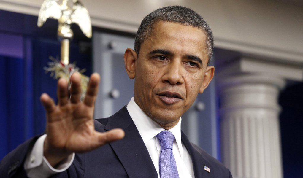 Obama promete criar empregos nos EUA em 2012 (Foto: Kevin Lamarque/REUTERS) Obama promete criar empregos nos EUA em 2012