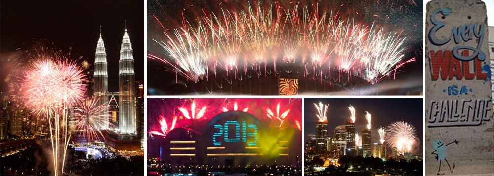 Muitíssimo obrigado, 2012! Seja bem-vindo, 2013! Muitíssimo obrigado, 2012! Seja bem-vindo, 2013!