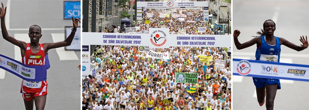Quenianos dominam São Silvestre entre 25 mil Quenianos dominam São Silvestre entre 25 mil