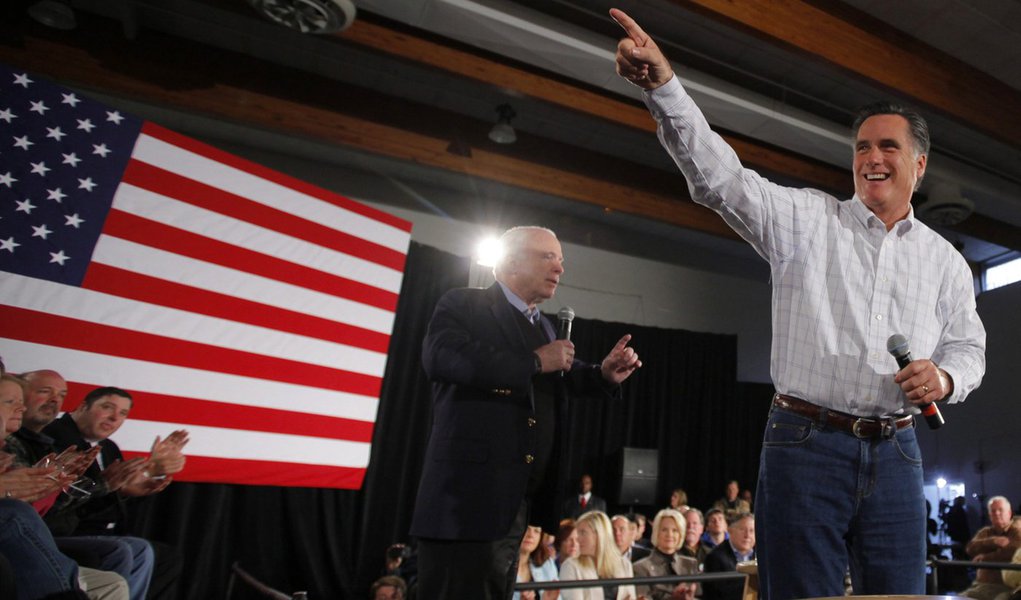 Republicanos disputam eleitorado em New Hampshire (Foto: Brian Snyder/REUTERS) Republicanos disputam eleitorado em New Hampshire