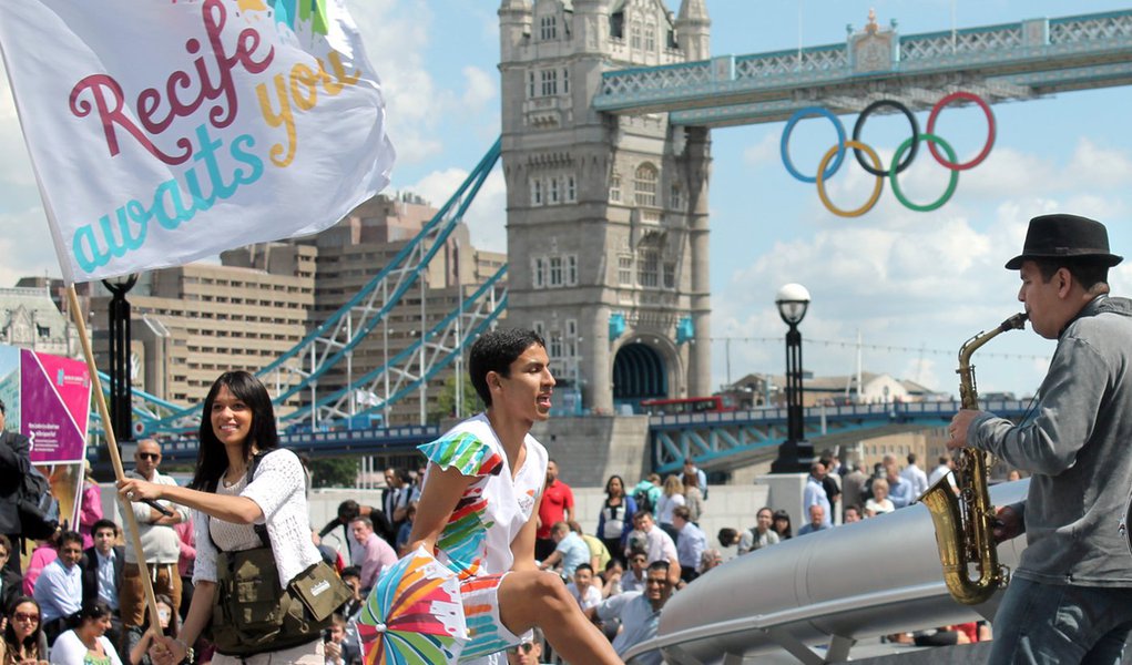 Frevo invade Londres (Foto: Divulgação) Frevo invade Londres