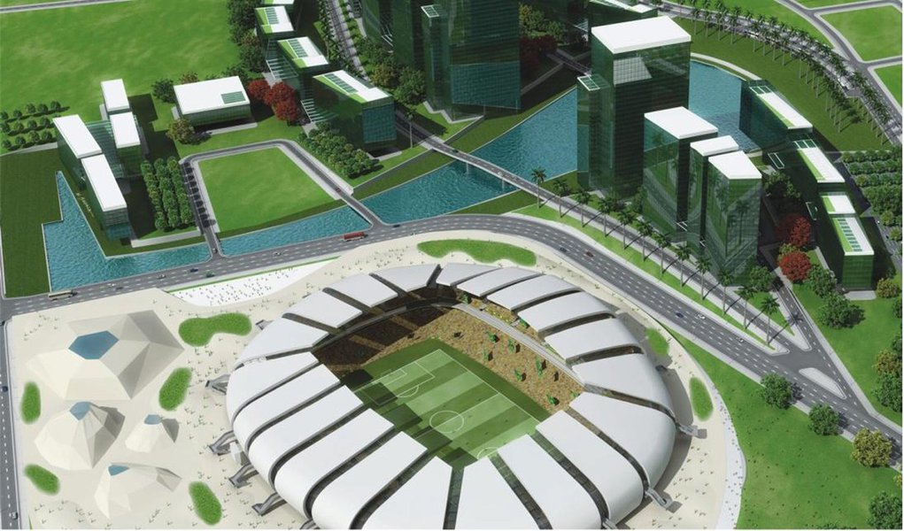 Arena das Dunas, em Natal, terá quarto turno de trabalho (Foto: Divulgação) Arena das Dunas, em Natal, terá quarto turno de trabalho