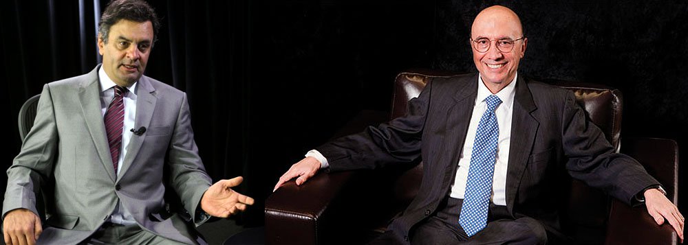 Aécio reabre conversas para ter Meirelles na vice Aécio reabre conversas para ter Meirelles na vice