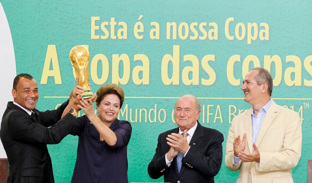 Dilma: "A Copa das Copas" (Foto: Roberto Stuckert Filho/PR) Dilma: "A Copa das Copas"