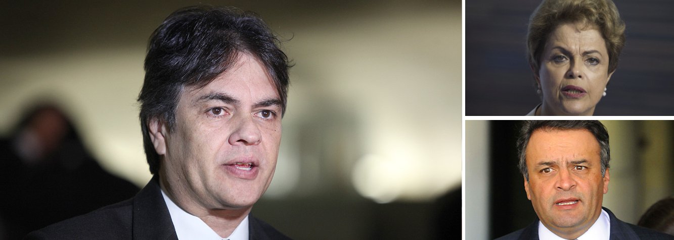 Cunha Lima quer renúncia de Dilma. Aécio pede cautela Cunha Lima quer renúncia de Dilma. Aécio pede cautela
