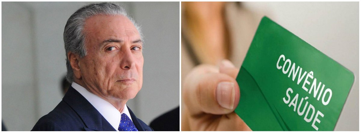 Depressão de Temer expulsa brasileiro dos planos de saúde e pressiona o SUS Depressão de Temer expulsa brasileiro dos planos de saúde e pressiona o SUS