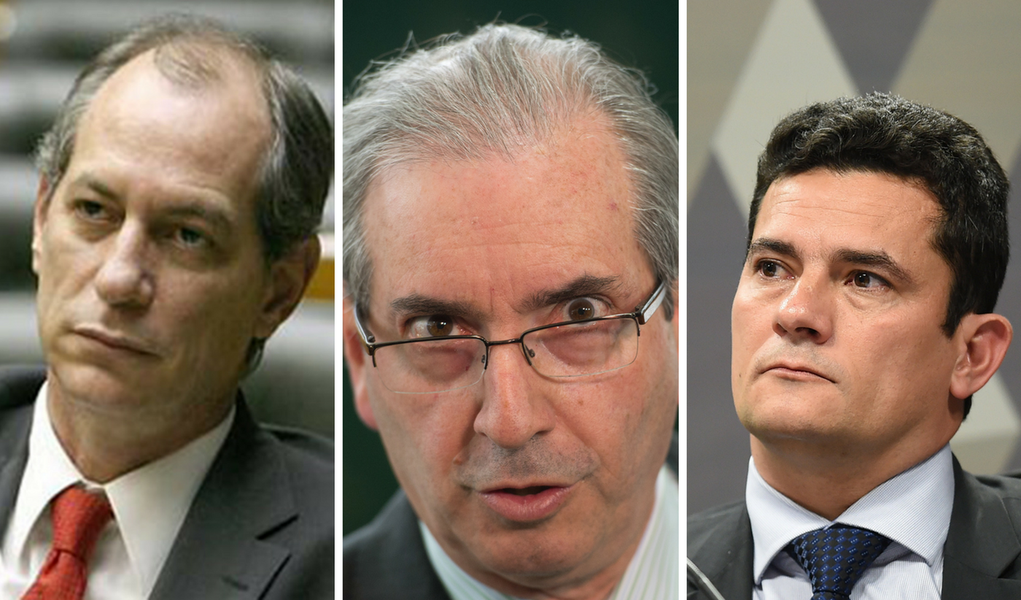 Ciro chama Moro de fascista por não mandar prender Cunha Ciro chama Moro de fascista por não mandar prender Cunha