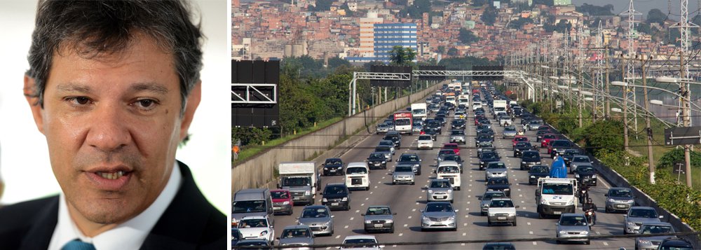 Legado de Haddad: mortes nas marginais caem pela metade Legado de Haddad: mortes nas marginais caem pela metade