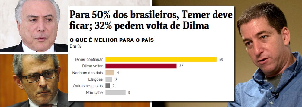 Datafolha admite erro pró-Temer em sua pesquisa Datafolha admite erro pró-Temer em sua pesquisa