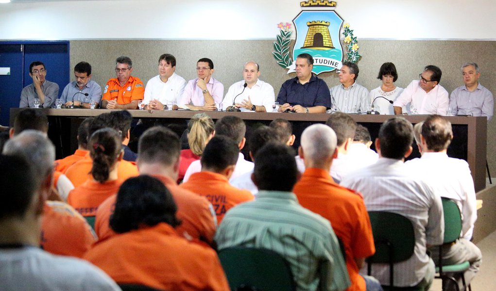 Prefeitura de Fortaleza apresenta Plano de Contingência para a quadra chuvosa de 2018 (Foto: Marcos Moura) Prefeitura de Fortaleza apresenta Plano de Contingência para a quadra chuvosa de 2018