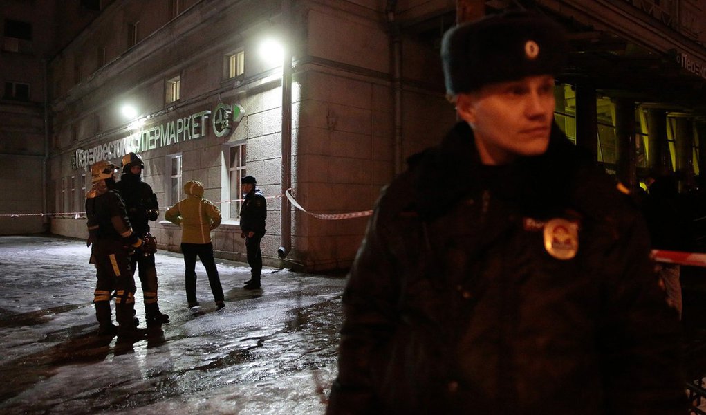 Autor de atentado a supermercado é detido na Rússia (Foto: Reuters) Autor de atentado a supermercado é detido na Rússia
