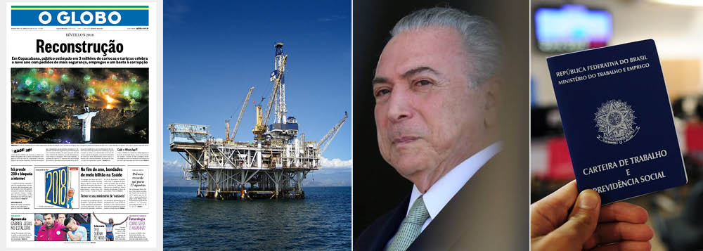 Globo pede a reconstrução de um país que ela destruiu Globo pede a reconstrução de um país que ela destruiu