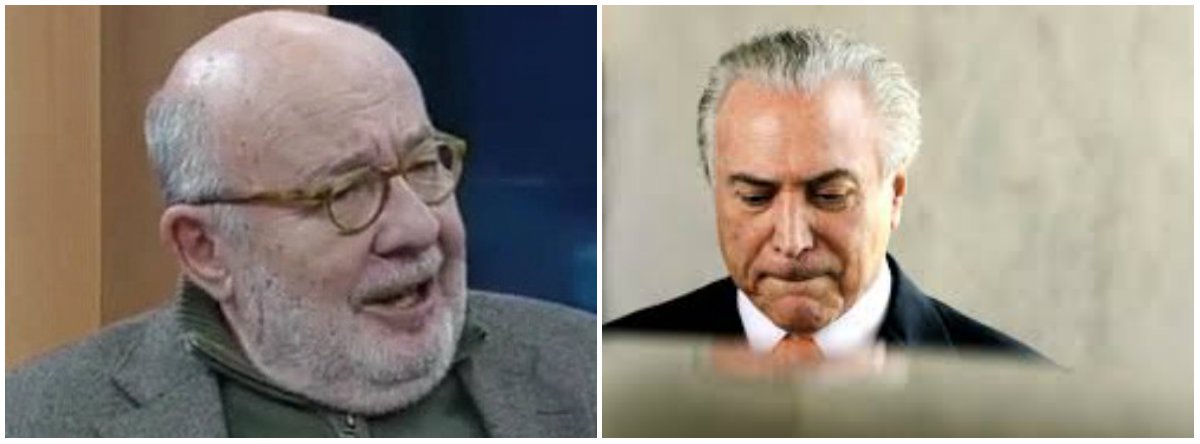 Kotscho relata semelhança entre sua avó e Temer (Foto: Dir.: Marcelo Camargo-ABR) Kotscho relata semelhança entre sua avó e Temer