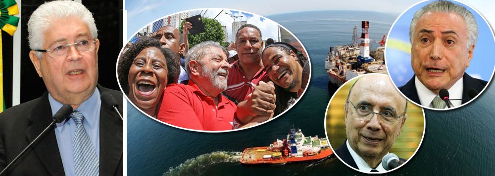 Requião: querem prender o Lula, mas não quem entrega o pré-sal Requião: querem prender o Lula, mas não quem entrega o pré-sal