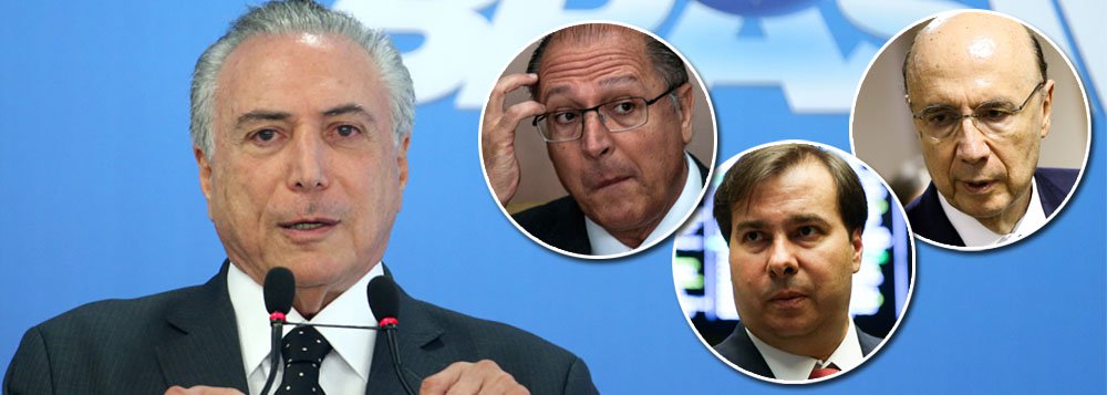 Temer se aproxima de 100% de rejeição www.brasil247.com - Temer se aproxima de 100% de rejeição