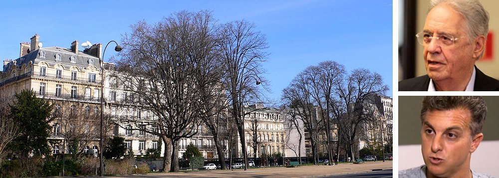 Com apê em Paris, FHC comemora e diz que Huck não desistiu Com apê em Paris, FHC comemora e diz que Huck não desistiu