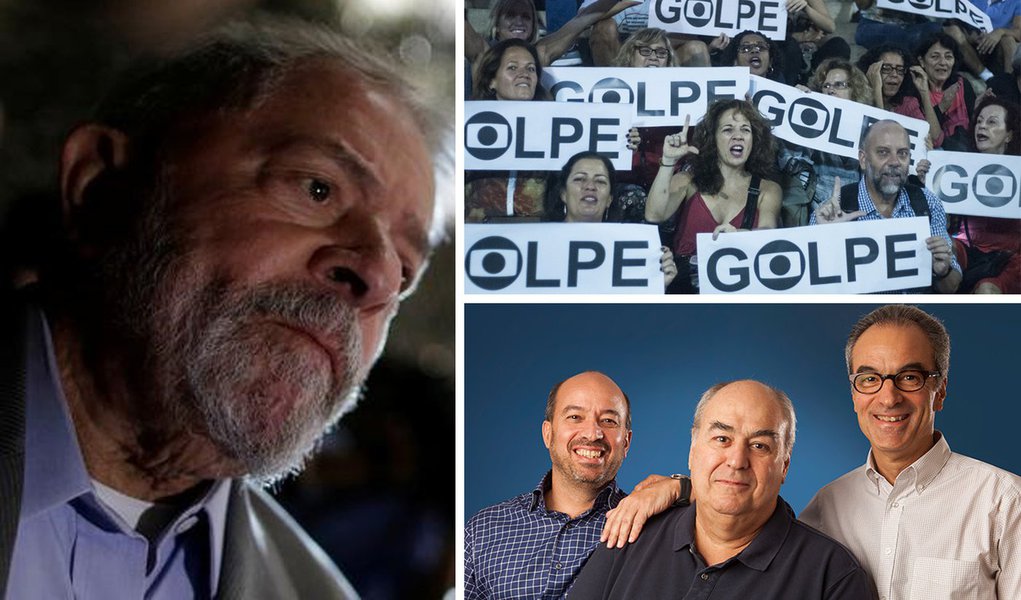 Globo comemora a prisão sem provas de seu inimigo: Lula Globo comemora a prisão sem provas de seu inimigo: Lula
