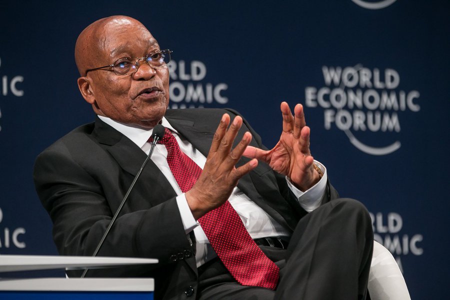 Partido forçará Zuma a renunciar à presidência da África do Sul diz emissora (Foto: World Economic Forum / Benedikt von Loebell) Partido forçará Zuma a renunciar à presidência da África do Sul diz emissora