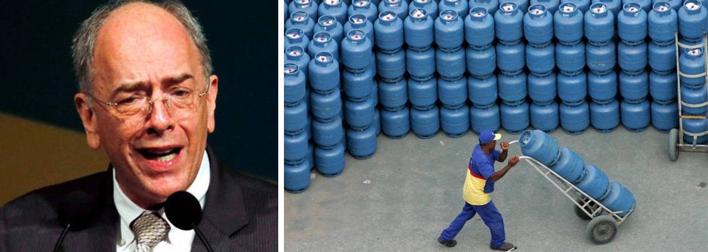 Parente: redução no preço do gás de cozinha é 'puramente empresarial' Parente: redução no preço do gás de cozinha é 'puramente empresarial'