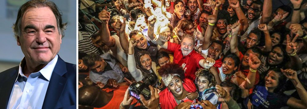 Oliver Stone assina o manifesto "Eleição sem Lula é fraude" Oliver Stone assina o manifesto "Eleição sem Lula é fraude"