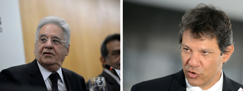 Haddad teve encontro de cinco horas com FHC Haddad teve encontro de cinco horas com FHC