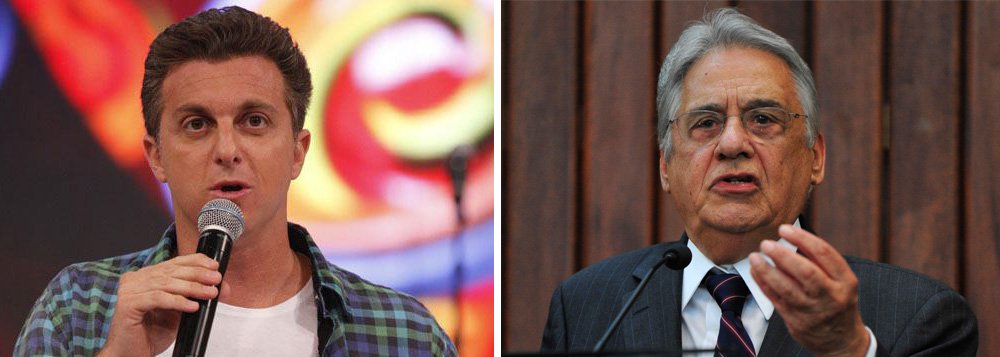 Huck e FHC discutem candidatura hoje em SP, diz Merval Huck e FHC discutem candidatura hoje em SP, diz Merval