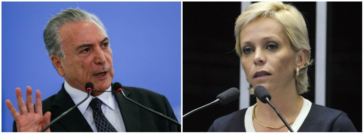 Temer: Cristiane Brasil é “competente, trabalhadora” (Foto: Esq.: Beto Barata-PR / Dir.: Geraldo Magela) Temer: Cristiane Brasil é “competente, trabalhadora”