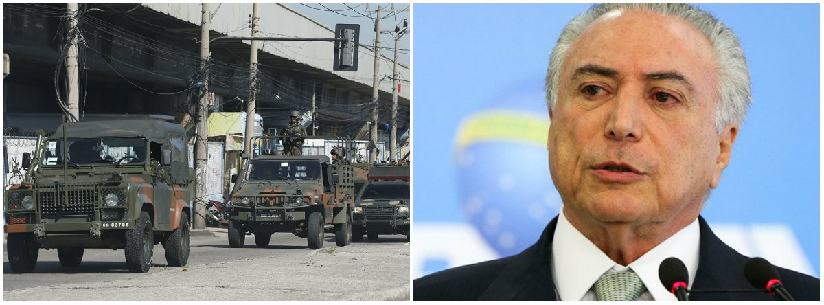 DCM: Sem descanso, a GloboNews põe suas tropas para defender a intervenção militar no RJ (Foto: Esq.: Tânia Rêgo-ABR / Dir.: Marcelo Camargo-ABR) DCM: Sem descanso, a GloboNews põe suas tropas para defender a intervenção militar no RJ