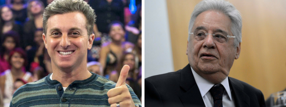 FHC comenta, de Trancoso, a desistência de Huck FHC comenta, de Trancoso, a desistência de Huck